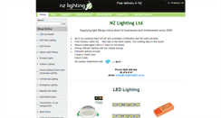 Desktop Screenshot of nzlightingltd.co.nz